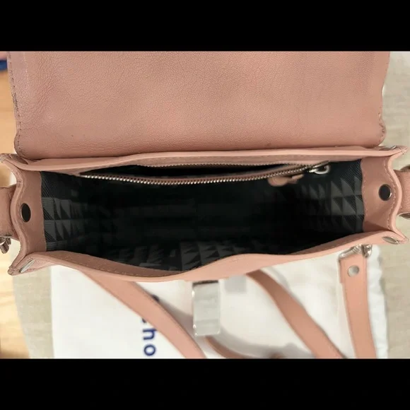 Proenza Schouler PS1 Pink mini crossbody bag with silver hardware - Picture 6 of 12